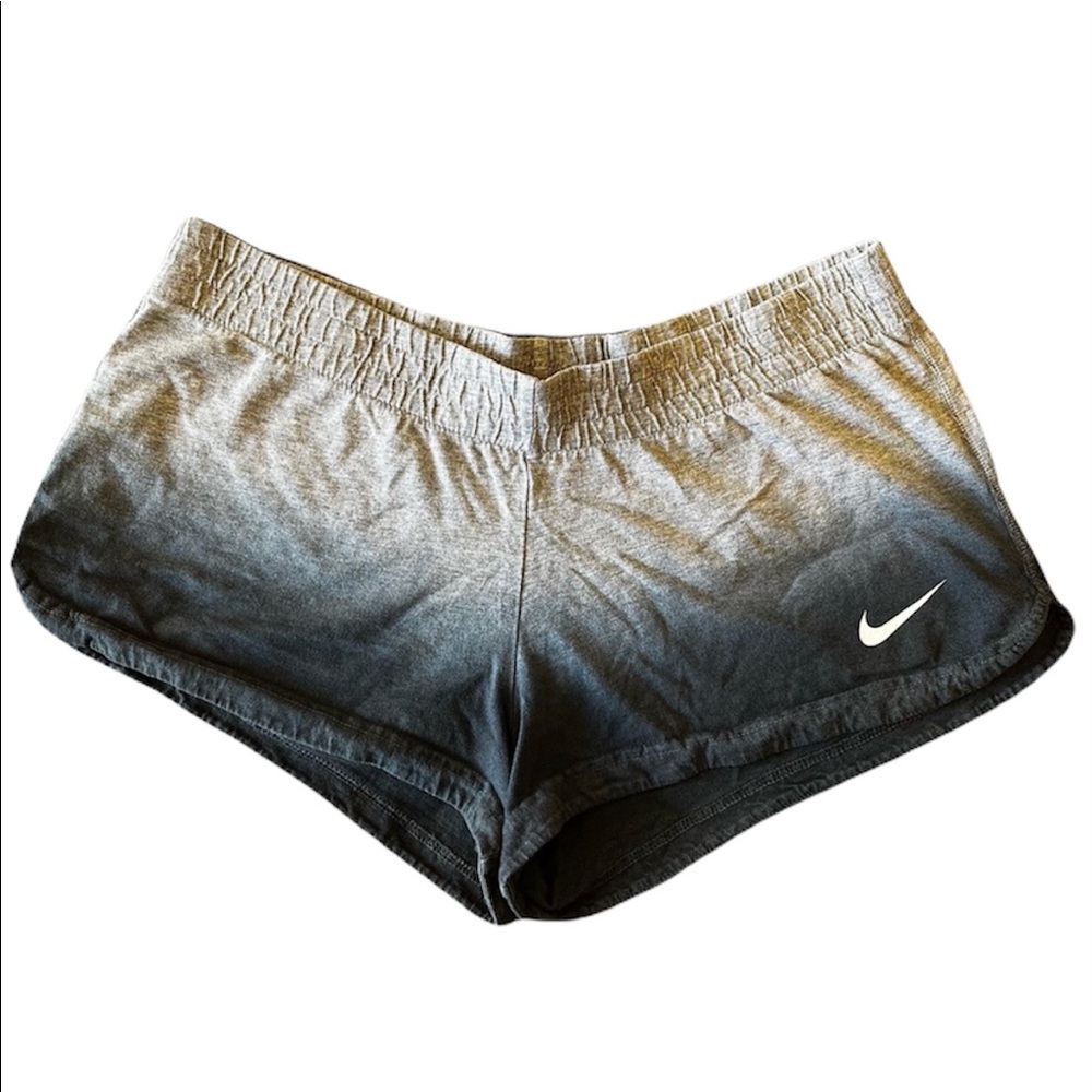 Nike Grey Ombré Workout Shorts Size Medium